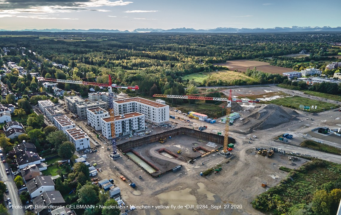 27.09.2020 - Baustelle Alexisquartier in Neuperlach